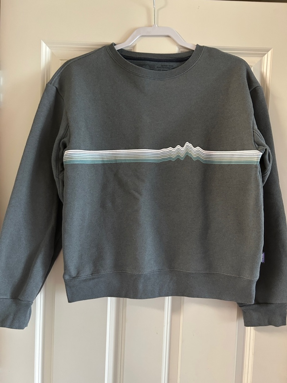 *closet clean out* Patagonia ridge rise stripe uprisal crew sweatshirt size S